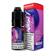 A 30ml bottle of Nasty Podmate Grape Mix Berries Nic Salt Vape Juice featuring vibrant purple and berry-colored packaging, showcasing the Podmate series branding and fruity flavor combination, intended for nicotine salt vape systems.